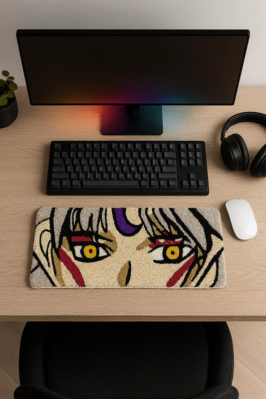 Demon Lord Tufted Desk Rug