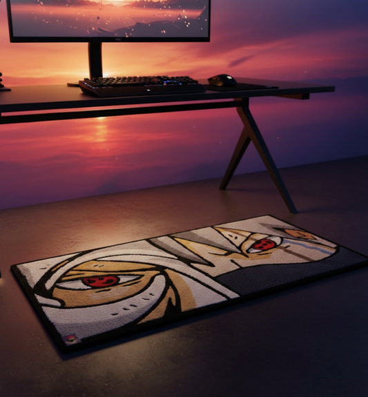 Anime-Inspired Keyboard Rug