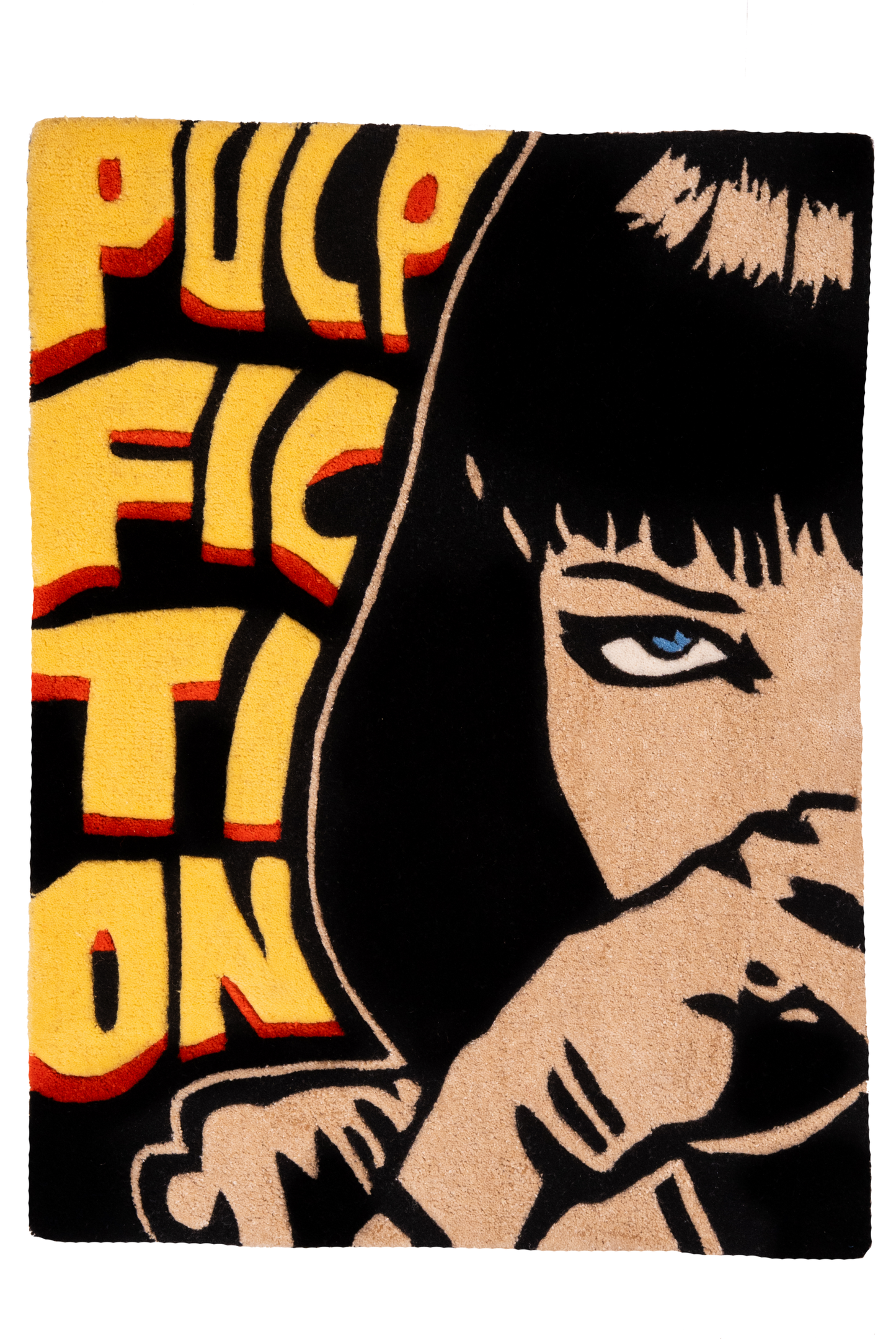 Crime Movie Poster Inspired Tufted Rug (Pop Culture)