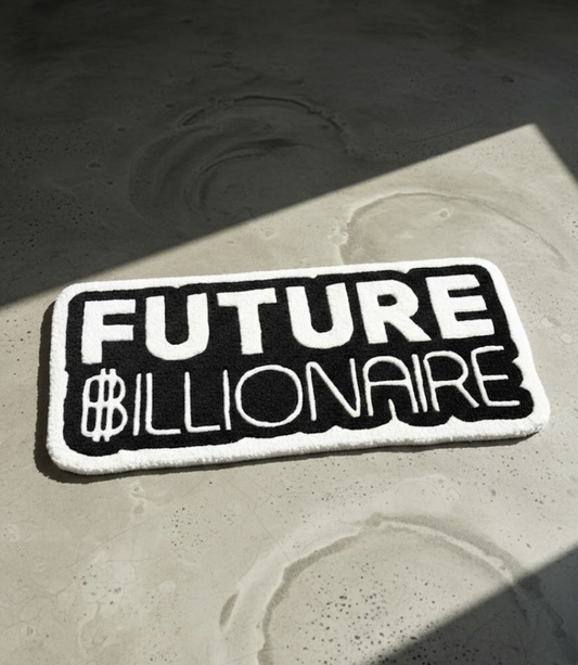 Future Billionaire Motivational Rug