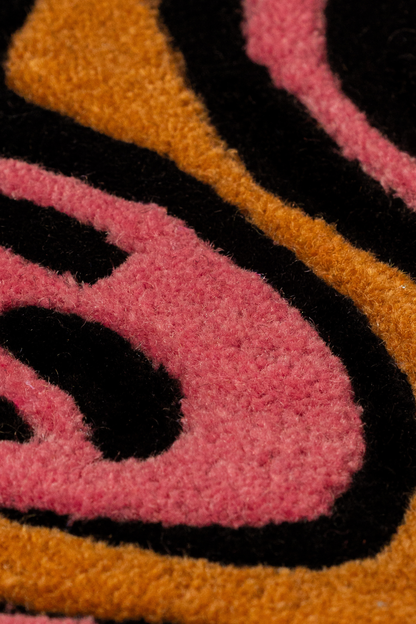 Smoke Stick Tufted Rug – Cigarette Shape Aesthetic Floor Mat