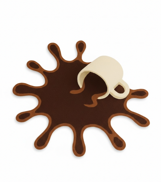 Spilled Coffee Mug Rug