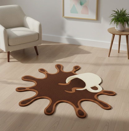 Spilled Coffee Mug Rug