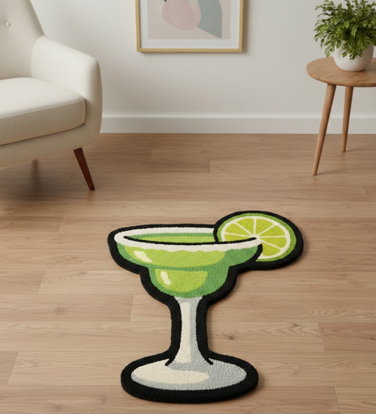Zesty Margarita Glass Rug