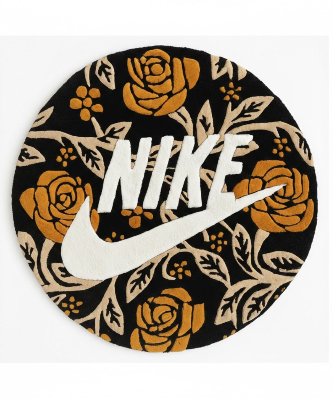 Nike Vintage Floral Circular Rug