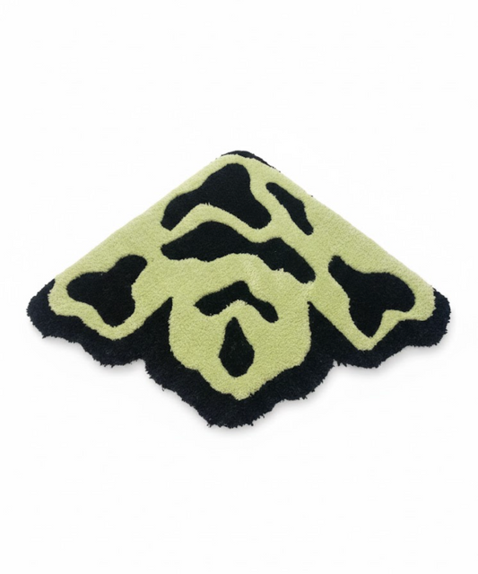 Lime Swirl Camo Rug