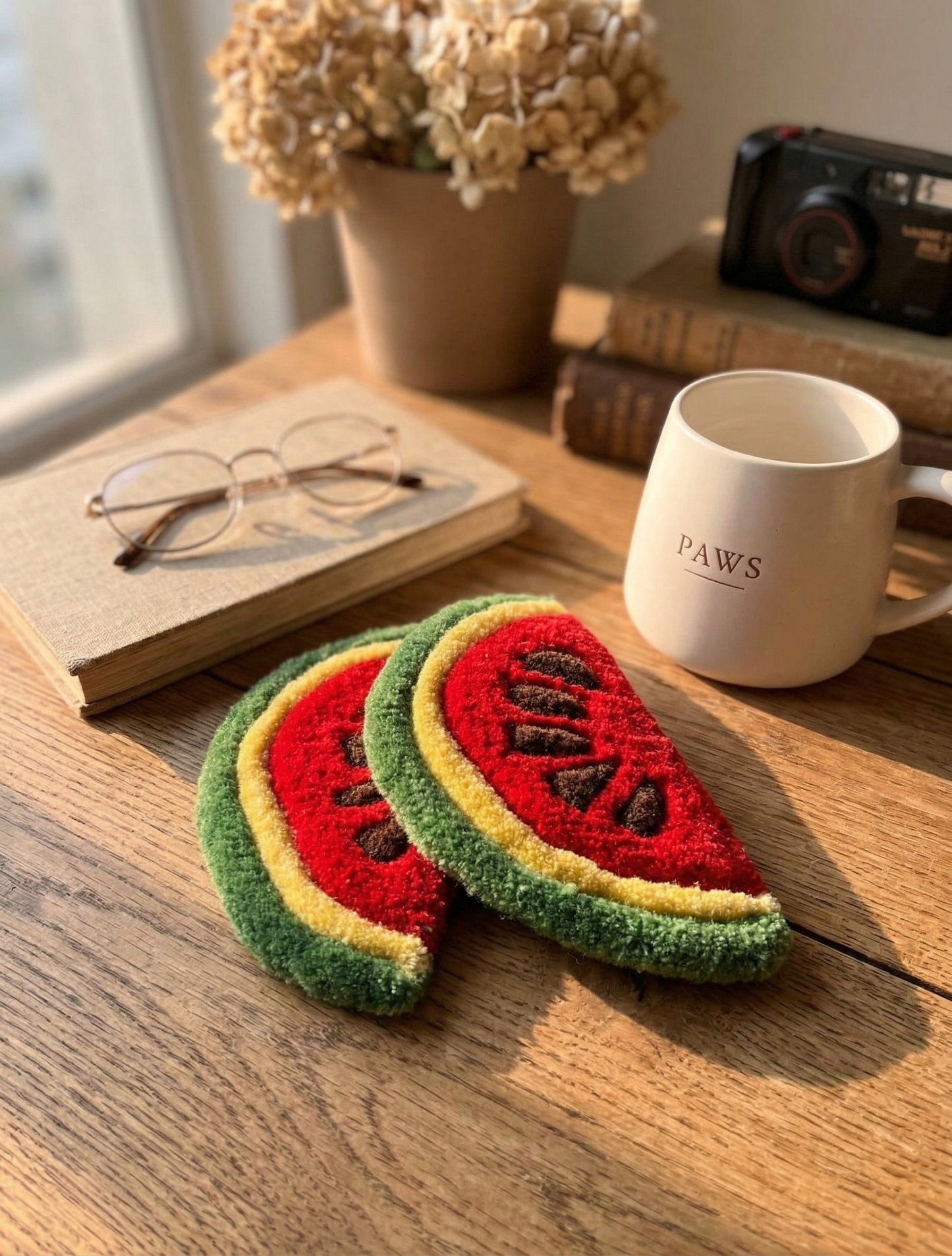 Watermelon Slice Coaster (Set of 2)