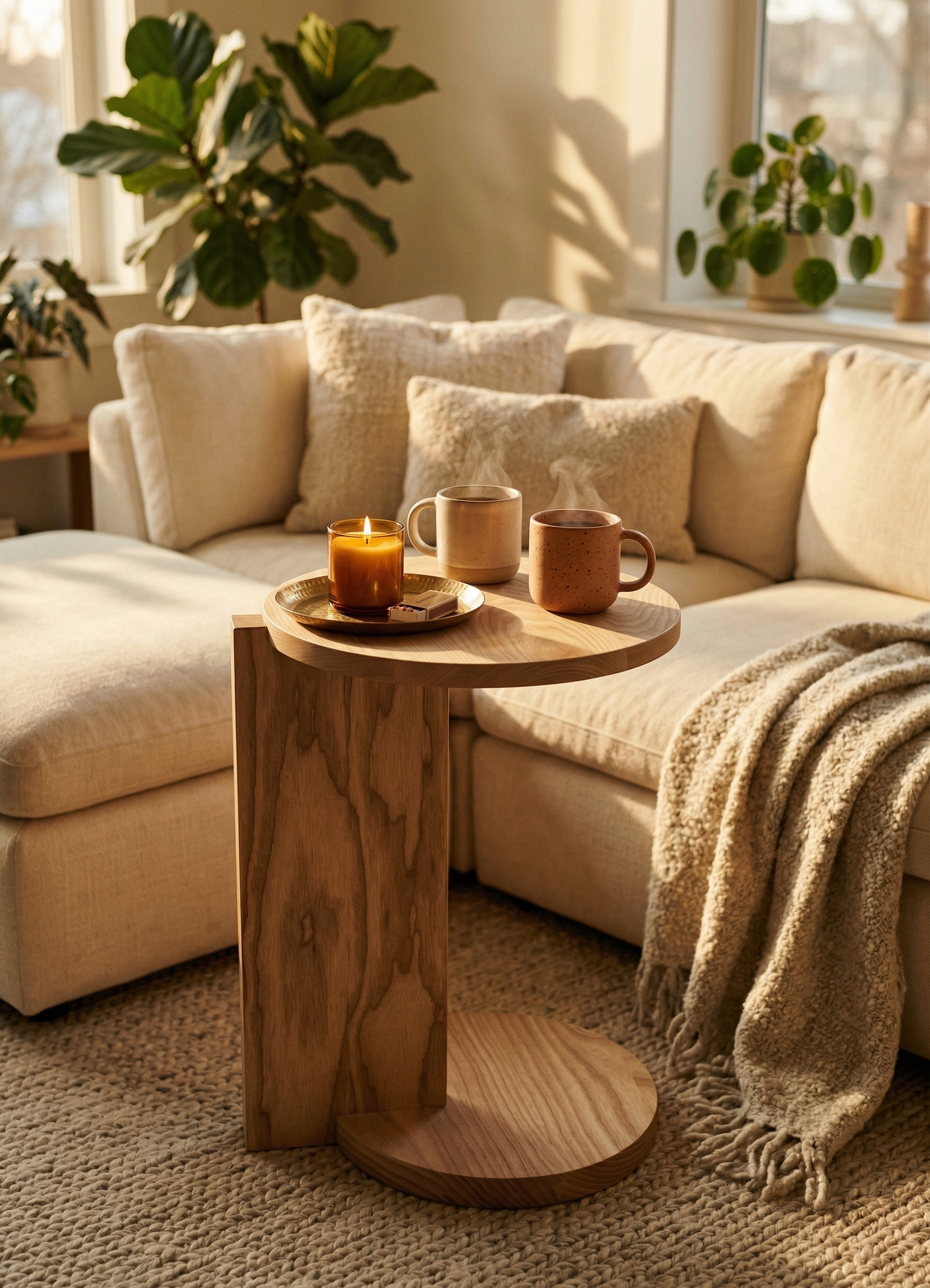 Orbit Link Coffee Table – Walnut