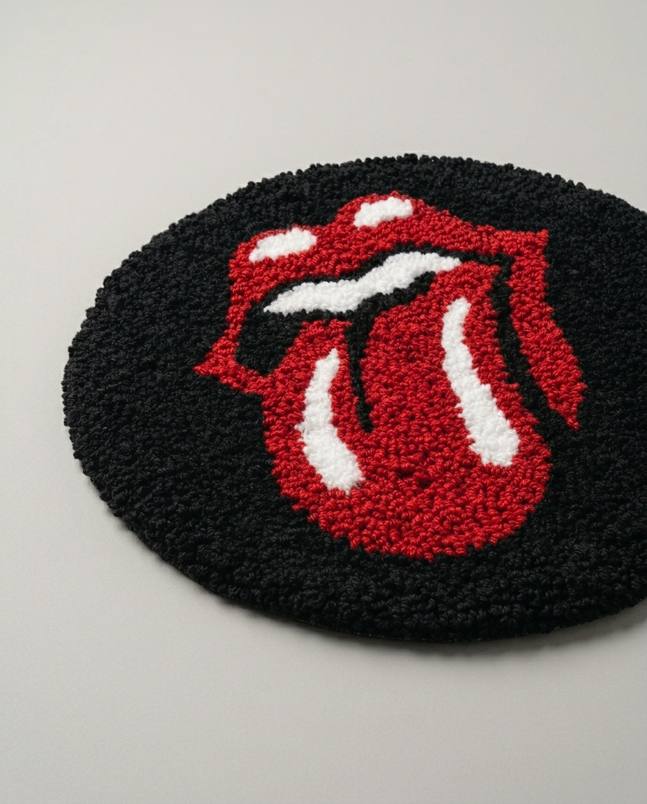 Rolling Stones Tongue Coaster (Set of 2)