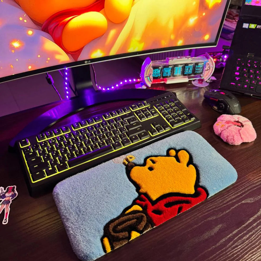 Winnie the Pooh Keyboard Rug