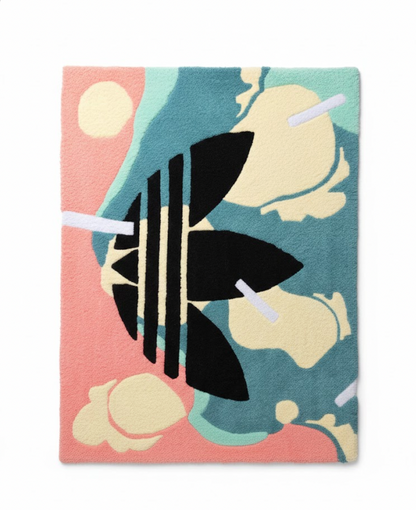 Adidas Trefoil Abstract Rug