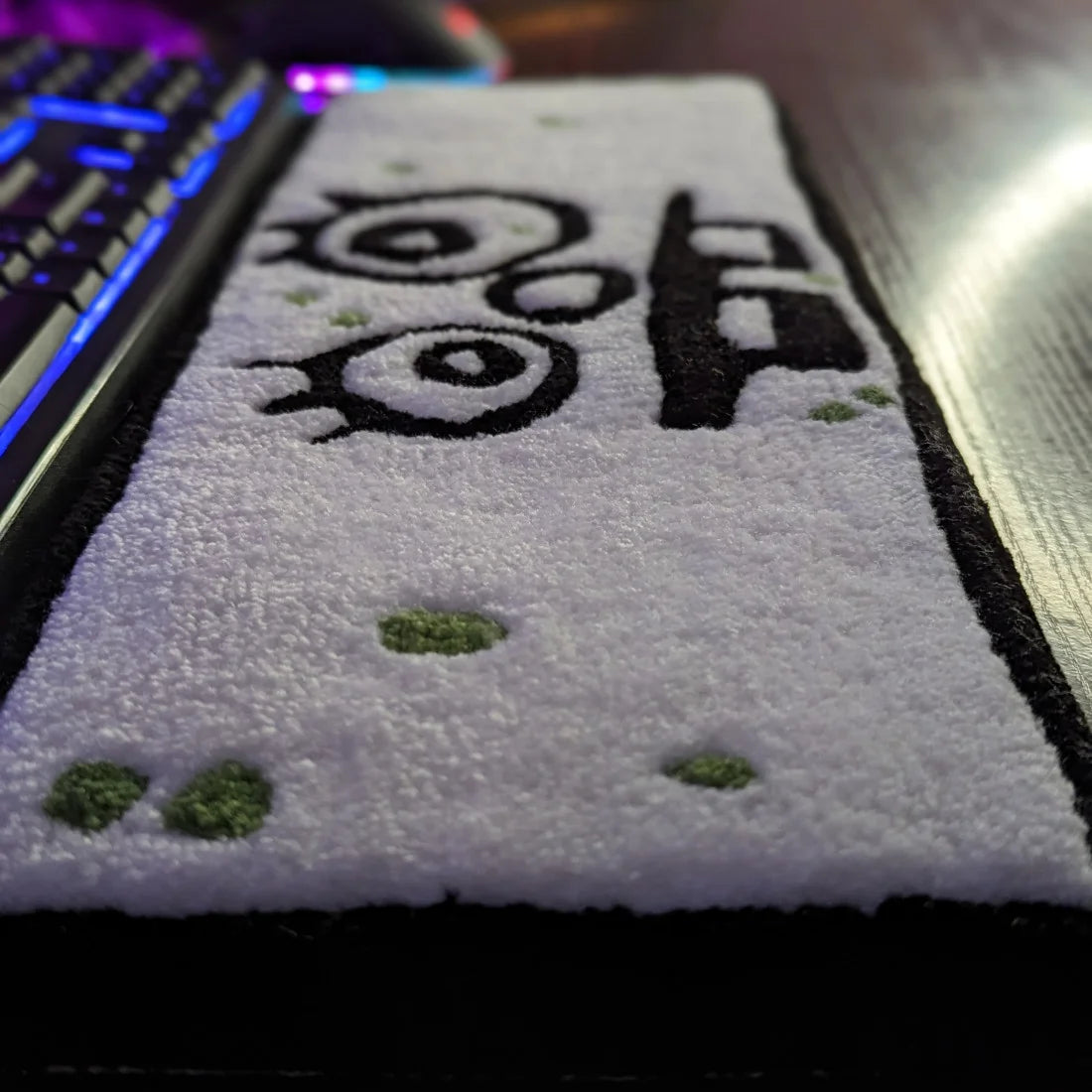 Spongebob Eyes Keyboard Rug