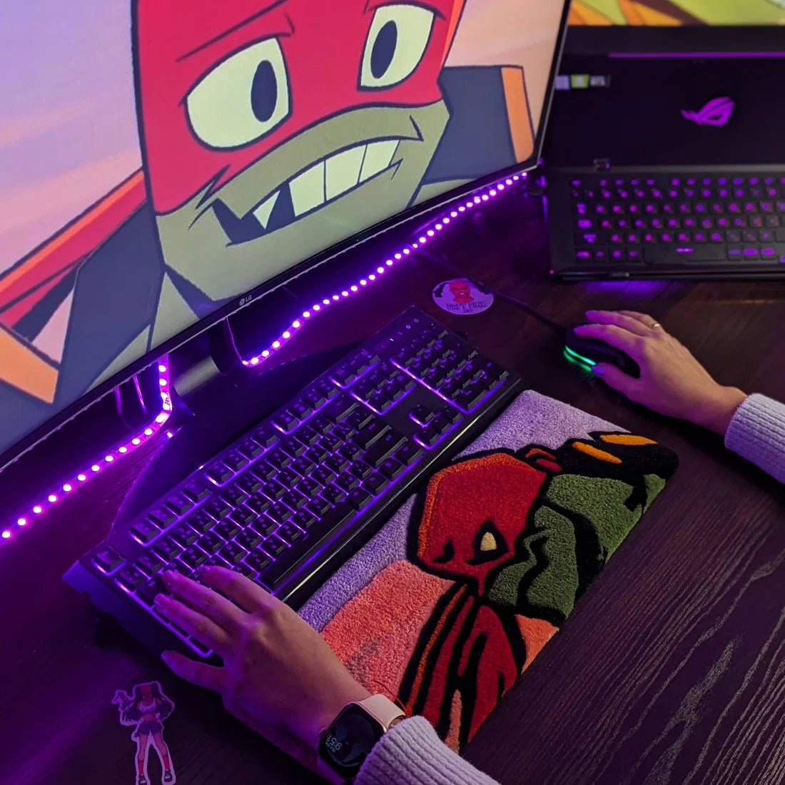 Blaziken Pokemon Keyboard Rug
