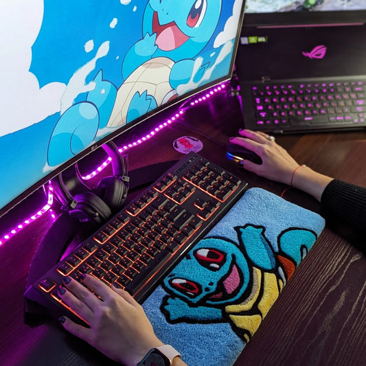 Squirtle Pokemon Keyboard Rug