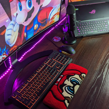 Mario Face Keyboard Rug