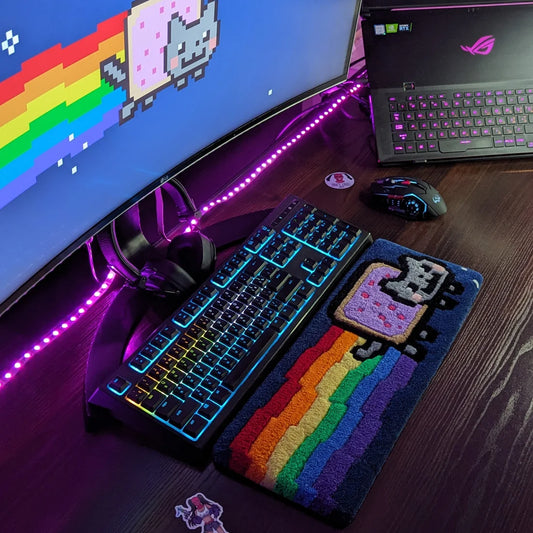Rainbow Pixel Cat