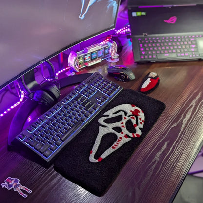 Ghostface Scream Keyboard Rug