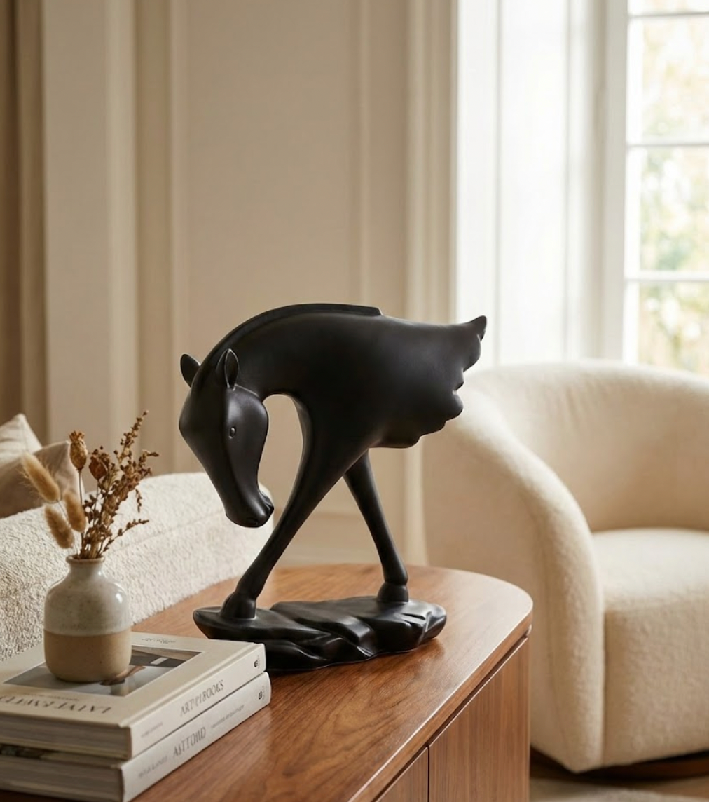 Abstract Modern Horse Sculpture
