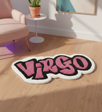 Pink Graffiti Virgo Rug