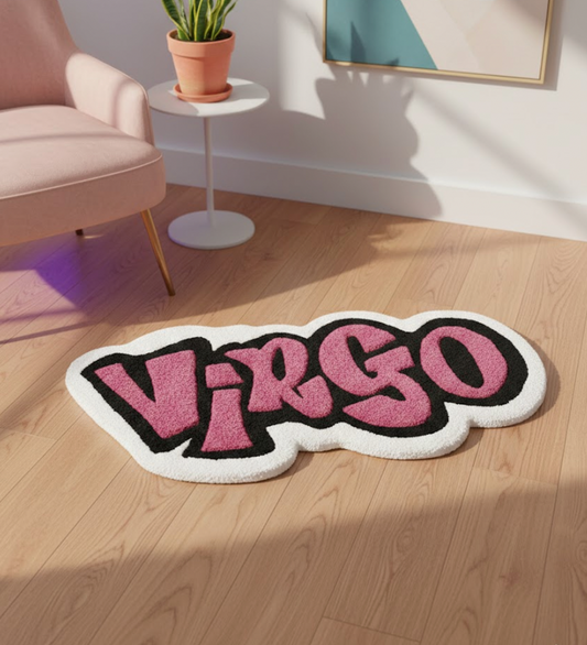 Pink Graffiti Virgo Rug