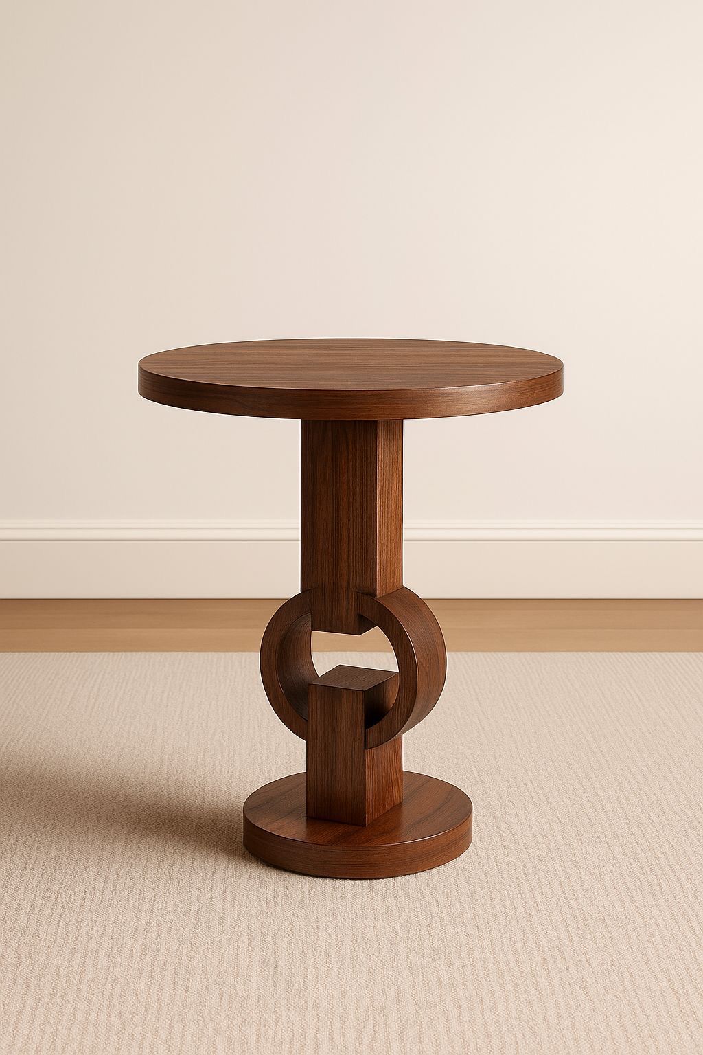 Bottle Neck Nesting Tables – Teak (Set of 3)