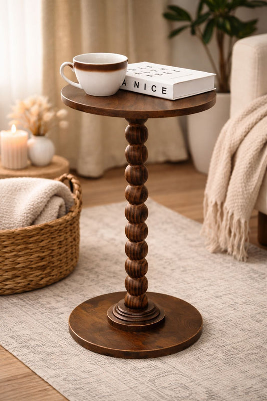 Totem Side Tables – Forest Green