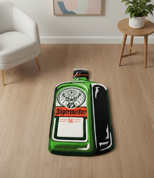 Herbal Liqueur Bottle Rug