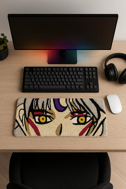 Demon Lord Tufted Desk Rug